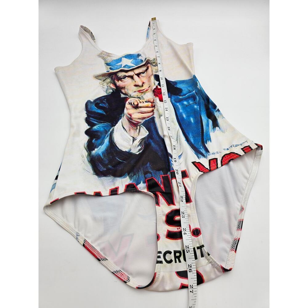 Blackmilk Women's Size M Uncle Sam I Want You Bathing Suit - Picture 5 of 9